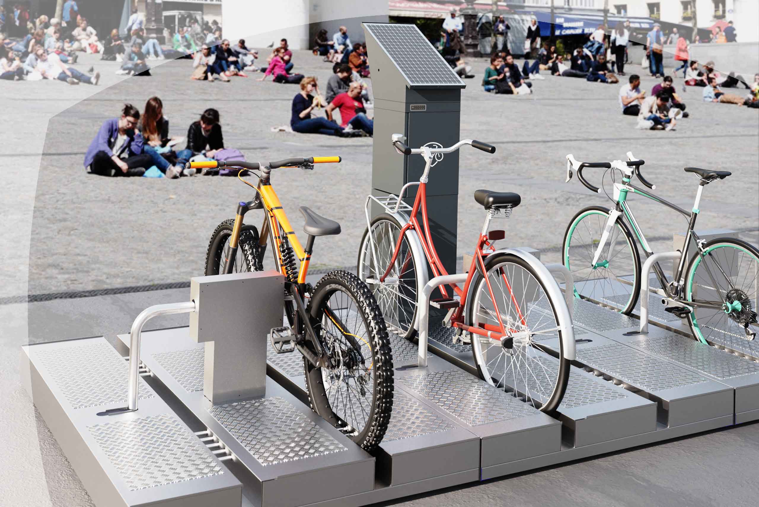 VéloStation KeepMyBike sans armoire de stockage